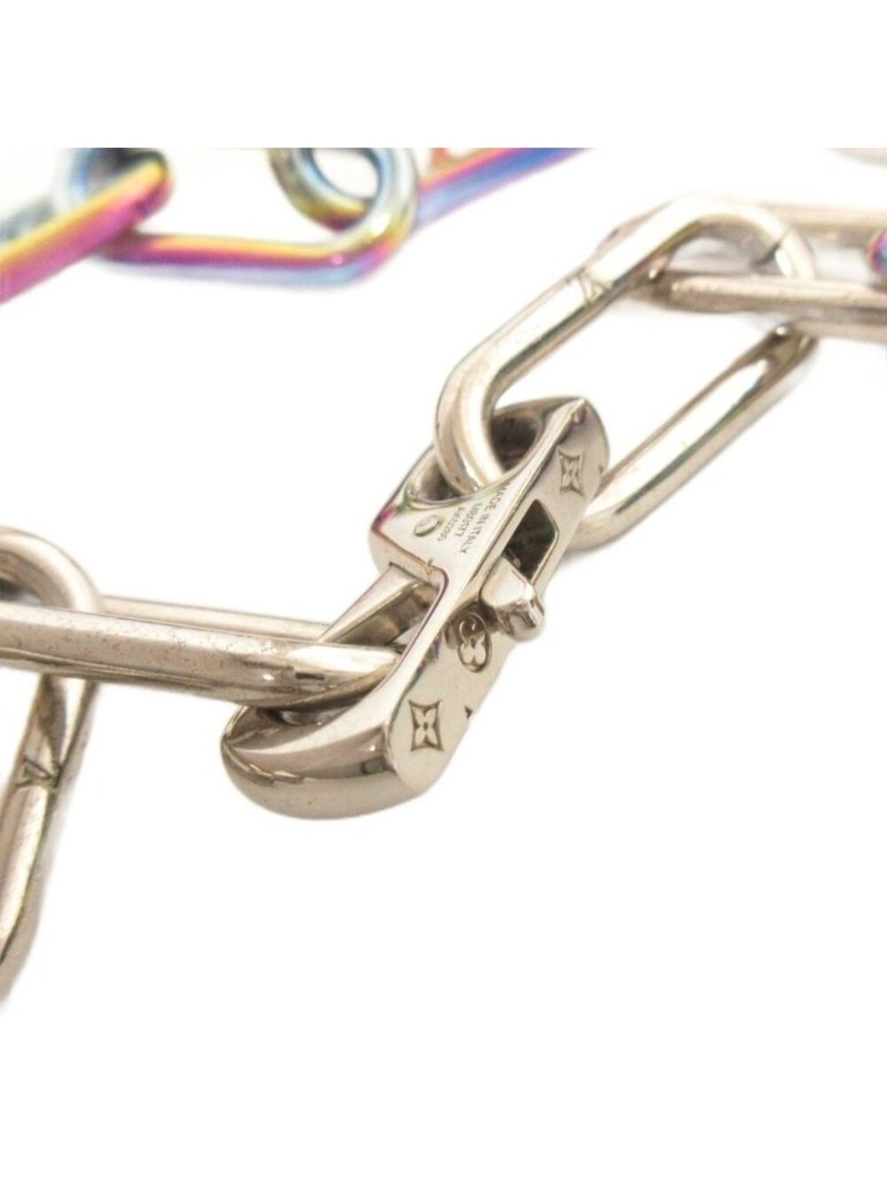 Louis Vuitton Collier Signature Chain Monogram Necklace Multicolor - Picture 5 of 8